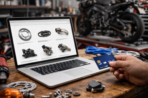 Como transmitir segurança na venda online de peças de motos?